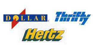 Hertz, Dollar, and Thrift Rent a Car